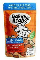 BARKING HEADS Litt.Paws Lickin' Chick+Tur kapsička150g + Množstevná zľava 4+1 zadarmo