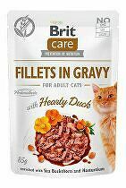 Brit Care Cat Fillets in Gravy Hearty Duck 85g + Množstevná zľava