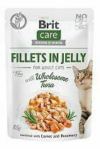 Brit Care Cat Fillets in Jelly with Wholesome Tuna 85g + Množstevná zľava