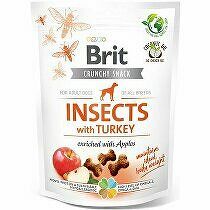 Brit Care Dog Crunchy Crack. Insec. Turkey Apples 200g + Množstevná zľava