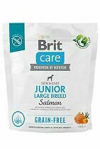 Brit Care Dog Junior Large Breed bez obilnín 1kg zľava