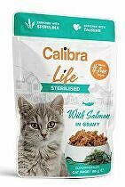 Calibra Cat Life capsa Sterilizovaný losos v omáčke 85g + Množstevná zľava