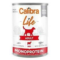 Calibra Dog Life cons.Adult Hovädzie mäso s mrkvou 400g + Množstevná zľava zľava 15%