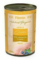 Fitmin dog Purity plechovka nevýhody. Kuracie mäso s bylinkami 400g + Množstevná zľava zľava 15%