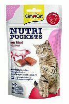 Gimcat Nutri Pockets s hovädzím mäsom 60 g + Množstevná zľava