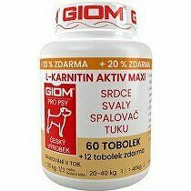 Giom dog L-karnitín Aktiv 60 MAXI tbl+20% zdarma