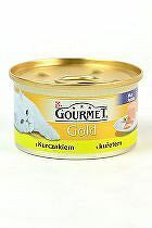 Gourmet Gold cons. jemná paštéta pre mačky s kuracím mäsom 85g + Množstevná zľava