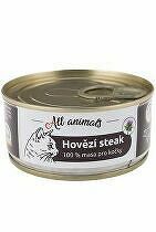 Hovädzí steak All Animals CAT 100g + Množstevná zľava zľava 15%