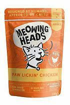 MEOWING HEADS Paw Lickin' Chicken 100g + Množstevná zľava 4+1 zadarmo