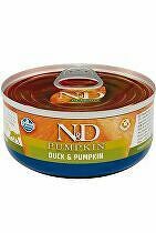 N&D CAT PUMPKIN Adult Kačica a tekvica 70g + Množstevná zľava zľava 15% 1+1 zadarmo