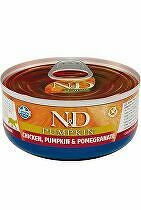 N&D CAT PUMPKIN Adult Kuracie mäso a granátové jablko 70g + Množstevná zľava zľava 15% 1+1 zadarmo