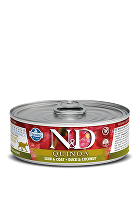 N&D CAT QUINOA Adult Duck & Coconut 80g + Množstevná zľava zľava 15% 1+1 zadarmo