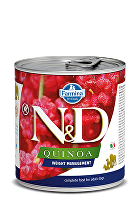 N&D DOG QUINOA Weight Management Lamb & Brocolli 285g + Množstevná zľava zľava 15% 1+1 zadarmo