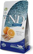 N&D OCEAN CAT GF Adult Herring & Orange 5kg zľava