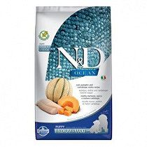 N&D OCEAN DOG Puppy M/L Codfish & Pumpkin& Melon 2,5kg zľava