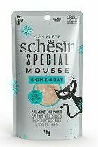 Schesir Cat pocket Special Mousse Skin&Coat los/smoke 70g + Množstevná zľava