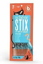 Schesir Cat treat Stix Liquid Snack losos 6x15g + Množstevná zľava