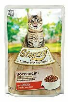 Stuzzy Cat pocket Adult beef chunks 85G + Množstevná zľava