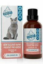 Ušné kvapky Prevent pre mačky TOPVET 50ml