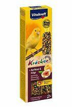 Vitakraft Bird Kräcker kanárik marhuľový + figová tyčinka 2ks zľava 10%