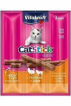 Vitakraft Cat treat Stick mini Turkey+lamb 3x6g + Množstevná zľava