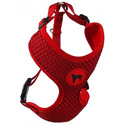 Active dog mellow postroj L 2x45-65 cm červený