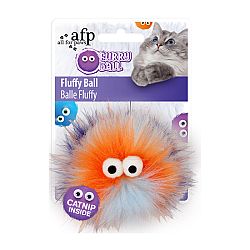 AFP Hračka pre mačky lopta Fluffy Furry Ball, catnip