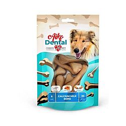 Aiko Dental Calcium Milk Bone vápnikové mliečne kosti 6 cm 20 ks