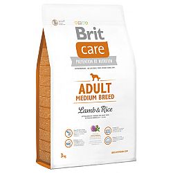 Brit Care granuly Adult Medium Breed jahňa ryža 3 kg