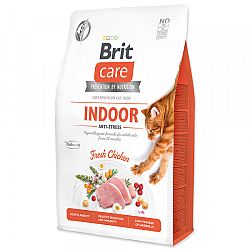 Brit Care granuly Cat Grain-Free Indoor Anti-stress kura 2 kg