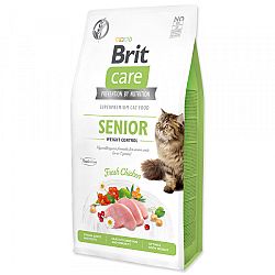 Brit Care granuly Cat Grain-Free Senior Weight Control kura 7 kg