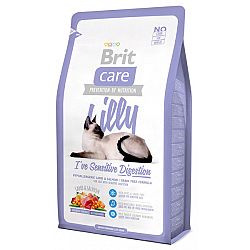 Brit Care granuly Cat Lilly I have Sensitive Digestion jahňa a losos 2kg