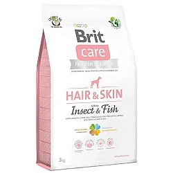 Brit Care granuly Dog Hair & Skin ryba a proteíny z hmyzu 3kg