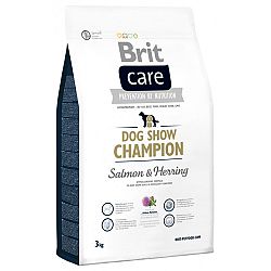 Brit Care granuly Dog Show Champion losos a sleď 3kg