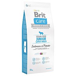 Brit Care granuly Grain-free Junior Large Breed losos a zemiak 12 kg