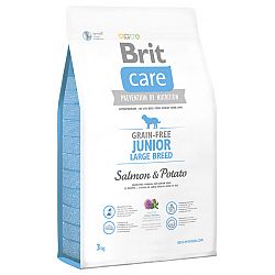 Brit Care granuly Grain-free Junior Large Breed losos a zemiaky 3 kg