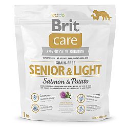 Brit Care granuly Grain-free Senior a Light losos a zemiaky 1 kg