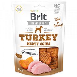 Brit Jerky Turkey Meaty Coins 80g