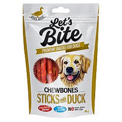 Brit Let´s Bite Chewbones Sticks with Duck 80g