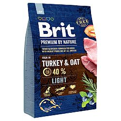 Brit Premium by Nature granuly Light morka 3 kg