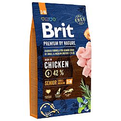 Brit Premium by Nature granuly Senior S+M 8 kg