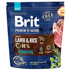 Brit Premium by Nature granuly Sensitive jahňa 1 kg