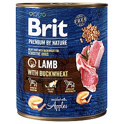 Brit Premium by Nature konzerva Lamb with Buckwheat 800g