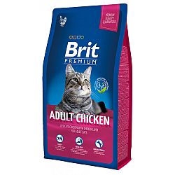 Brit Premium granuly Cat Adult kura 8 kg