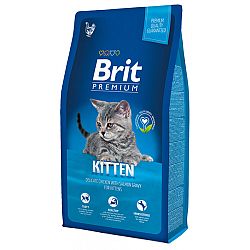 Brit Premium granuly Cat Kitten kura 8 kg