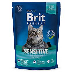 Brit Premium granuly Cat Sensitive jahňa 1,5 kg