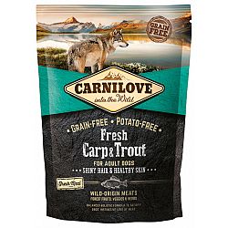 Carnilove Fresh Carp a Trout Shiny Hair a Healthy Skin for Adult dogs 1,5 kg