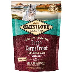 Carnilove Fresh kapor a pstruh pre sterilizovane dospele macky 400 g