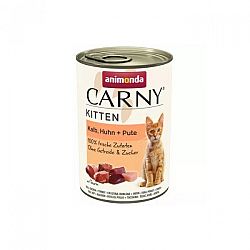 Carny Kitten hovadzie, telacie a kura 400g