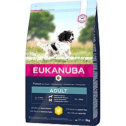 Eukanuba granuly Adult Medium 3kg